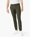 Front view of model wearing Army Olive Men's Smart 360 Flex Ultimate Chino.