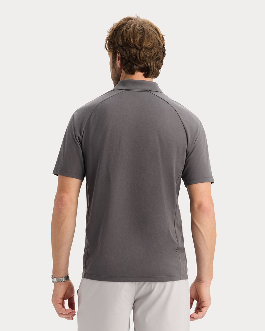 View of model wearing Boulevard Go Polo, Regular Fit.