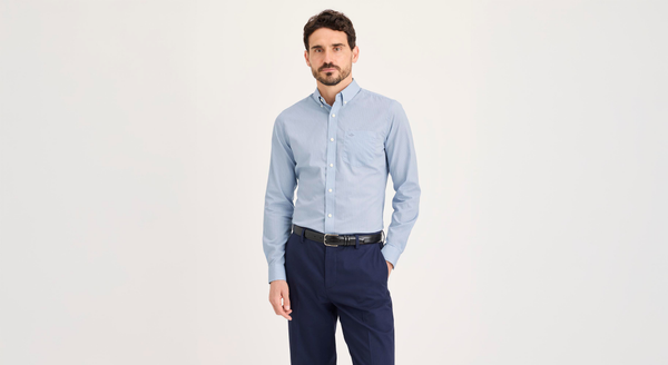 Signature Shirt Long Sleeve Stain Defender® Slim Fit