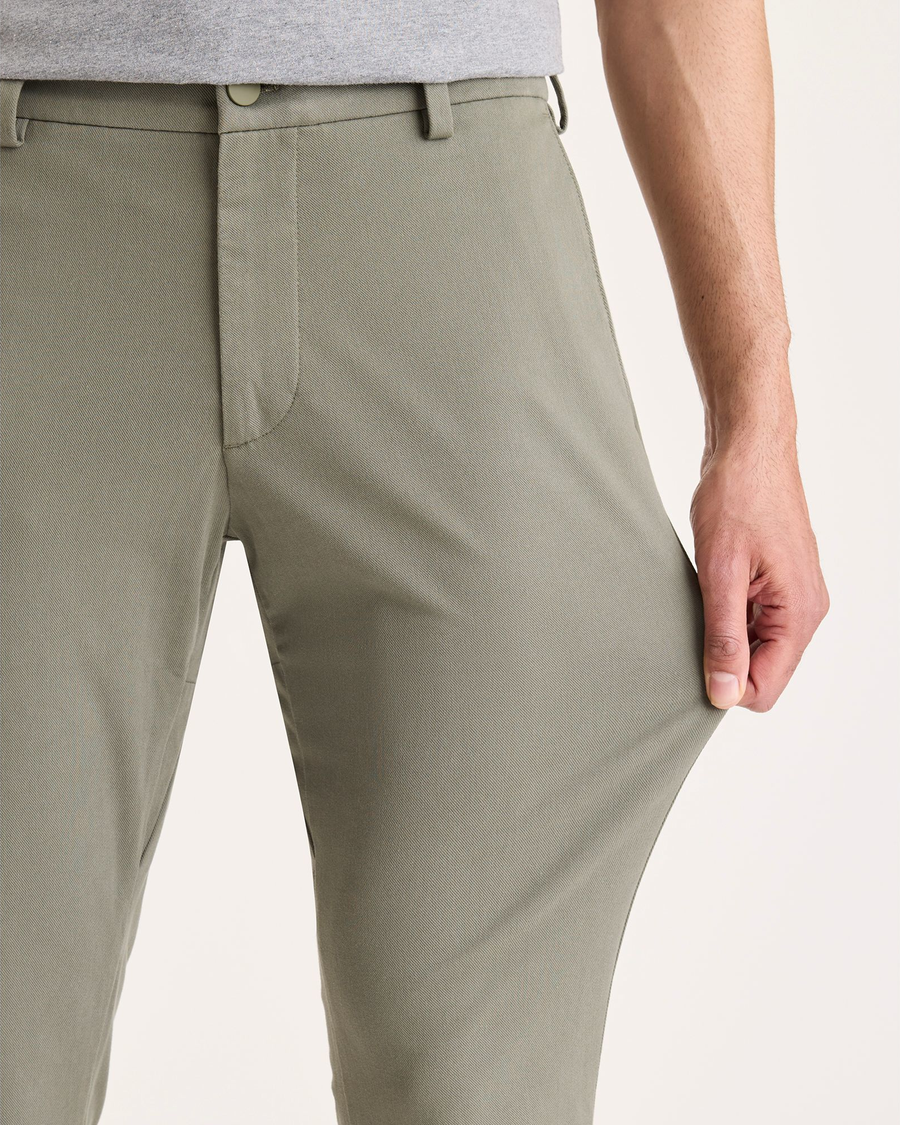 View of model wearing Camo Go Activeflex Chino, Skinny Fit.