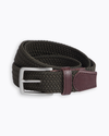 View of  Camo Men's Casual Braid Belt.