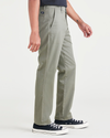 Side view of model wearing Camo Men's Slim Fit Original Chino Pants.