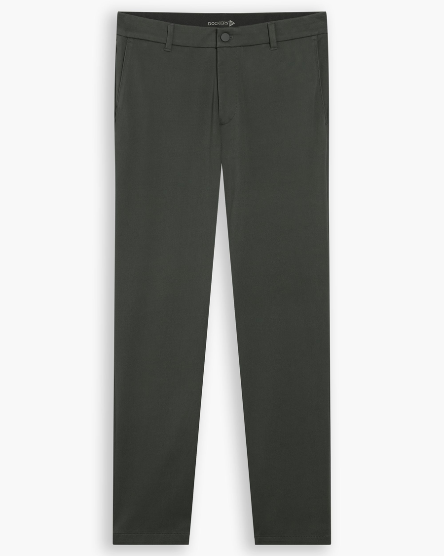 View of model wearing Chimera Go Activeflex Chino, Skinny Fit.