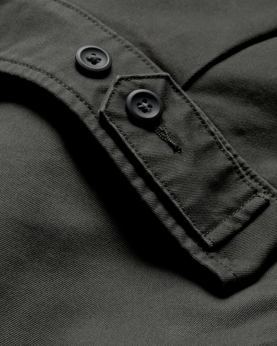 View of model wearing Chimera Mechanic's Jacket, Regular Fit.