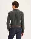 Back view of model wearing Chimera Original Shirt, Slim Fit.