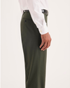 Side view of model wearing Chimera Signature Iron Free Khakis, Slim Fit with Stain Defender®.