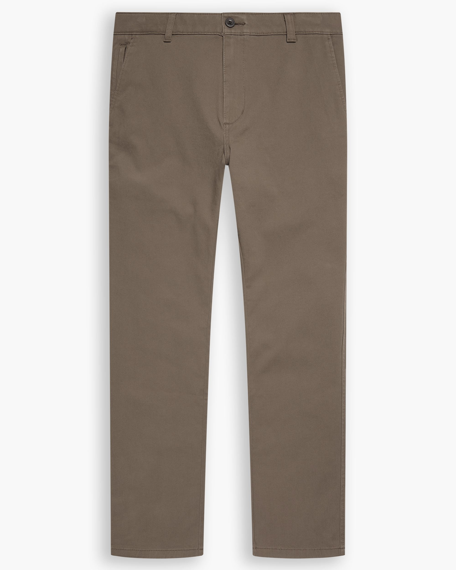 View of model wearing Chocolate Chip Ultimate Chinos, Slim Fit.