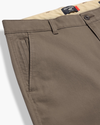 View of model wearing Chocolate Chip Ultimate Chinos, Slim Fit.