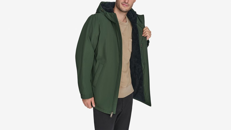 Dockers sherpa lined storm jacket best sale