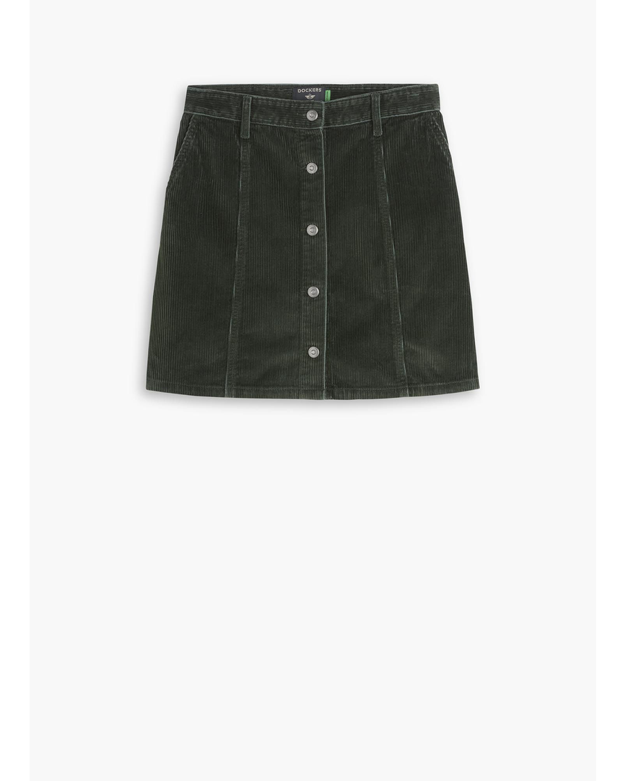 Black button front skirt womens hotsell