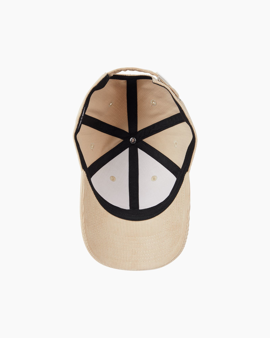 View of  Egret Unisex Corduroy Baseball Cap.