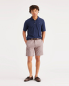 Front view of model wearing Fawn Alpha Chino Shorts, Straight Fit.