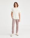 Front view of model wearing Fawn Men's Skinny Fit Original Chino Pants.