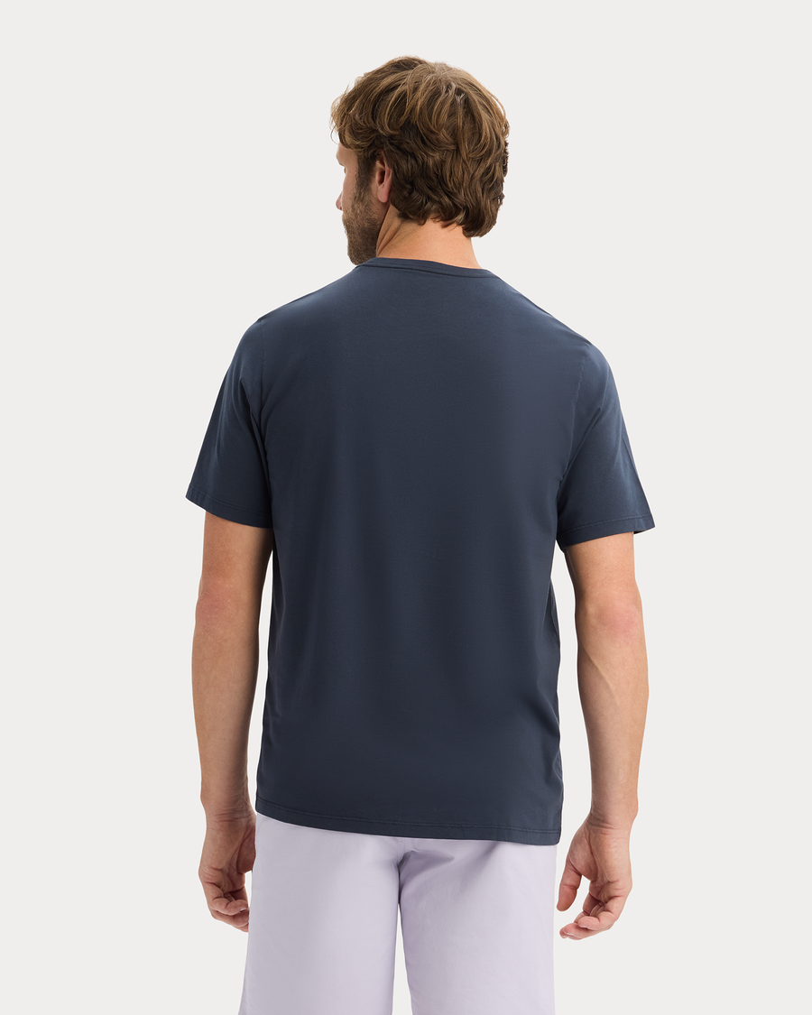 View of model wearing Fog India Graphic Tee, Regular Fit.