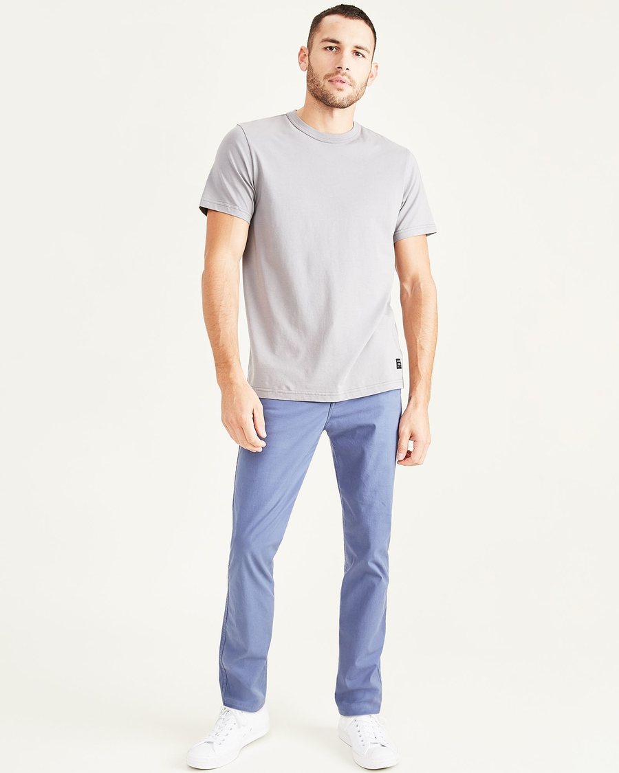 View of model wearing Foil Original Tee, Slim Fit.