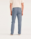 Back view of model wearing Folkstone Gray Original Chino Pants, Slim Fit.