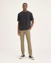 Front view of model wearing Harvest Gold Men's Smart 360 Flex Ultimate Chino.