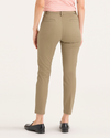 Back view of model wearing Harvest Gold Weekend Chinos, Skinny Fit.