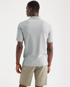 Back view of model wearing High Rise Men's Slim Fit Original Polo Shirt.