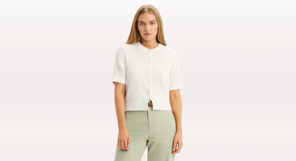 Short Sleeve Cardigan Regular Fit