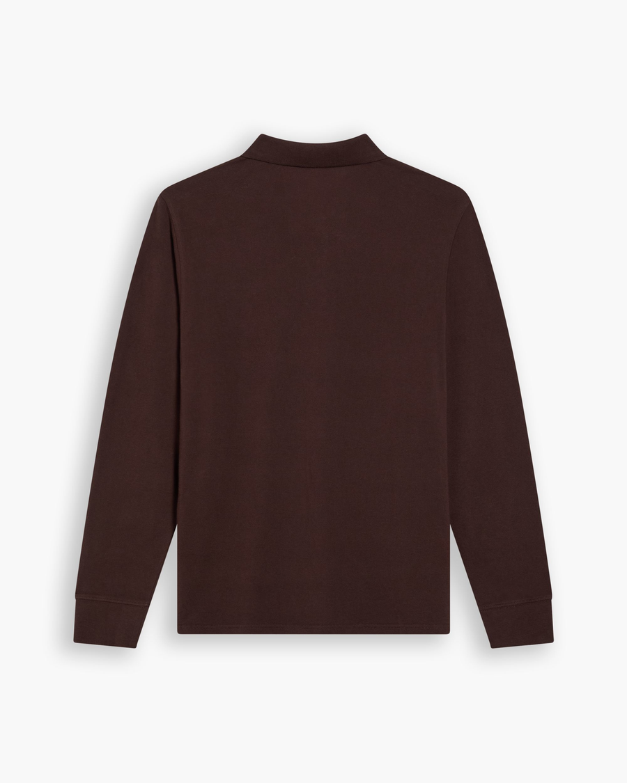 View of model wearing Mole Polo Shirt, Slim Fit.