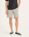 Front view of model wearing Moonstruck Alpha Chino Shorts, Straight Fit.