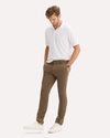 View of model wearing Morel Go Activeflex Chino, Skinny Fit.