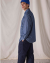 View of model wearing Navy Blazer Dockers® x Transnomadica Officer Chino.