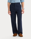 Front view of model wearing Navy Blazer Eighty-Six Original Chino Pants, Loose Fit.