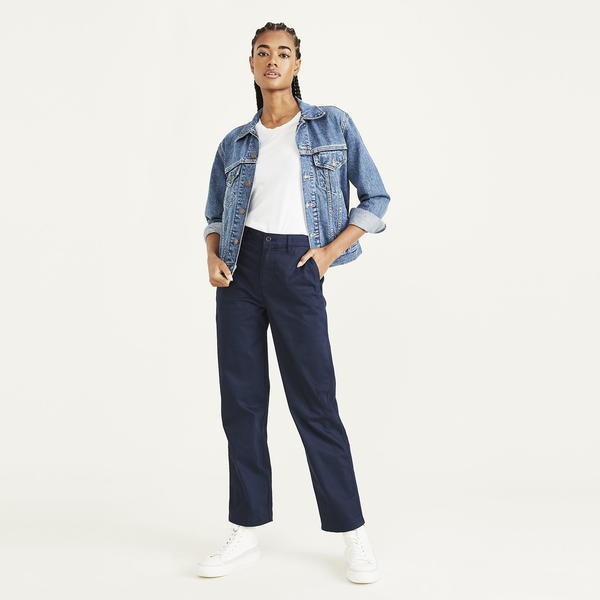 Dockers Women's Straight Leg Khaki Jeans Khaki Pants For Teen