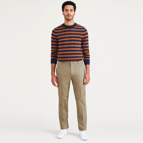Signature Iron Free Khakis Straight Fit Stain Defender®