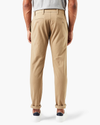 Back view of model wearing New British Khaki Ultimate Chinos, Skinny Fit.