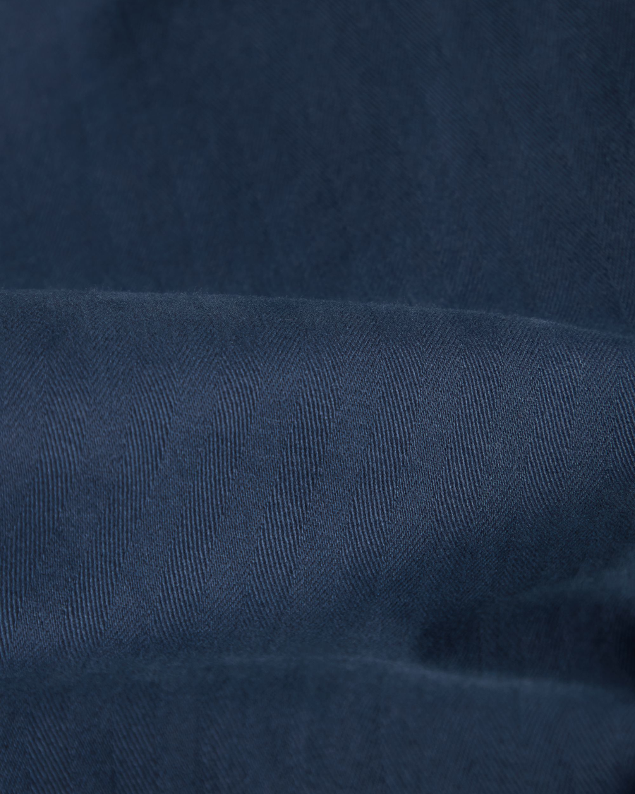 View of model wearing Ocean Blue Alpha Chino Pants, Slim Fit.