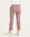 Back view of model wearing Old Rose Weekend Chino Pants, Slim Fit.
