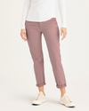 Front view of model wearing Old Rose Weekend Chino Pants, Slim Fit.