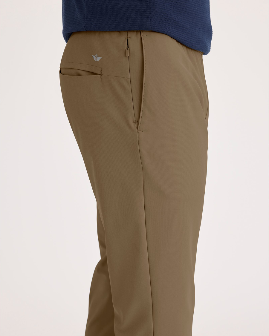 Side view of model wearing Otter Go Jogger, Slim Fit with Airweave.