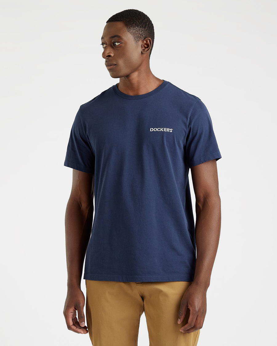 Men s Slim Fit Logo Tee Dockers
