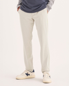 Front view of model wearing Sahara Khaki Go Activeflex Chino, Skinny Fit.