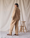 Back view of model wearing Seaworthy Khaki Dockers® x Transnomadica Officer Chino.
