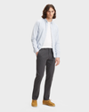 View of model wearing Steelhead Crafted Khaki Pants, Slim Fit.