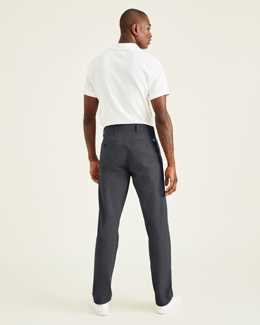 Back view of model wearing Steelhead Ultimate Chinos, Straight Fit.