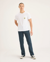 Front view of model wearing Stratified Sea Alpha Chino Pants, Slim Fit.