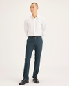 Front view of model wearing Stratified Sea Men's Slim Fit Smart 360 Flex Alpha Chino Pants.