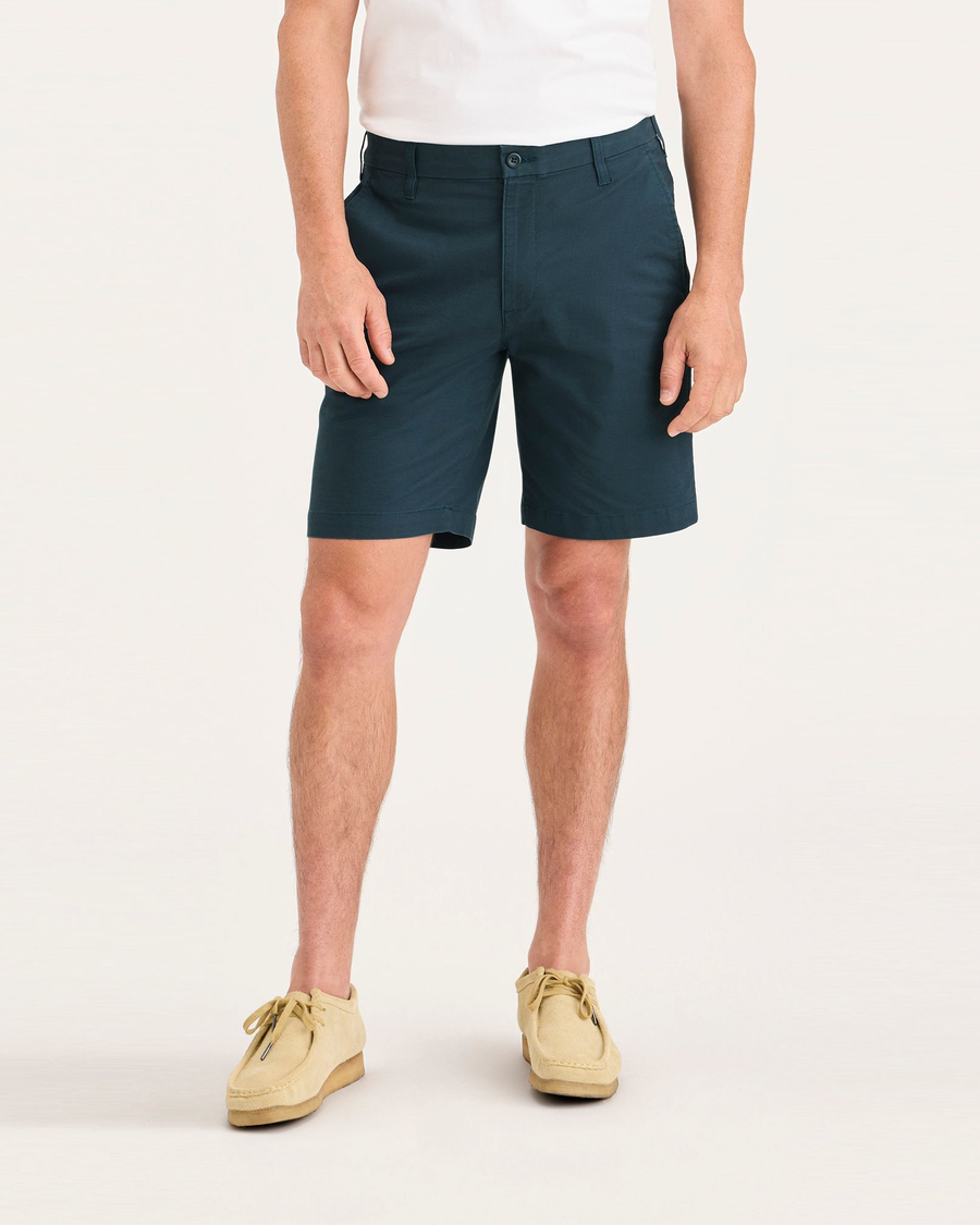 Front view of model wearing Stratified Sea Men's Straight Fit Ultimate Short.