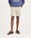 Front view of model wearing Summer Earth Men's Straight Fit Ultimate Short.