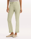 Side view of model wearing Tea Weekend Chino Pants, Slim Fit.