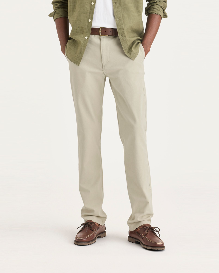 Front view of model wearing Tidal Foam Alpha Chino Pants, Slim Fit.