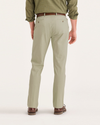 Back view of model wearing Tidal Foam Crafted Khaki Pants, Slim Fit.