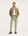 Front view of model wearing Tidal Foam Crafted Khaki Pants, Slim Fit.