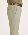 Side view of model wearing Tidal Foam Crafted Khaki Pants, Slim Fit.